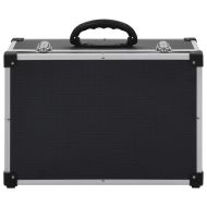 CD куфар за 60 диска, алуминий, ABS, черен