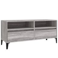 ТB шкаф, сив сонома, 100x34,5x44,5 см, инженерно дърво