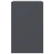 Нощни шкафчета, 2 бр, антрацит, 34,5x39x62 см, стомана