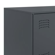 Бюфет, антрацит, 67x39x73 см, стомана