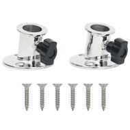 Кръгла основа за бимини за 26 мм тръба 2 бр неръждаема стомана