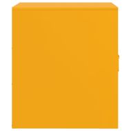 Нощни шкафчета 2 бр горчица жълто 34,5x39x44 см стомана