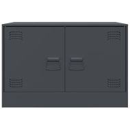 ТВ шкаф, антрацит, 67x39x44 см, стомана