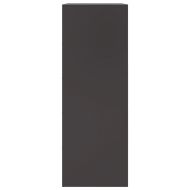 Бюфет, черен, 67x39x107 см, стомана