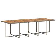 Градински комплект от 13 части с възглавници сив полиратан