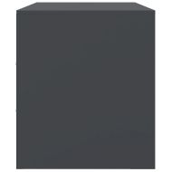 ТВ шкафове 2 бр антрацит 67x39x44 см стомана