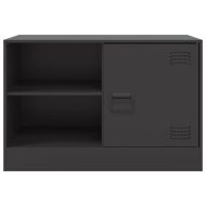 ТВ шкафове 2 бр антрацит 67x39x44 см стомана