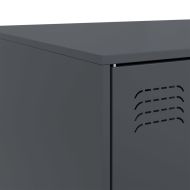 Маса за кафе, антрацит, 67x50x44 см, стомана