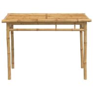 Градински трапезен комплект от 5 части, бамбук