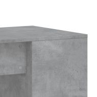 Бюро, бетонно сиво, 102x50x75 см, инженерно дърво