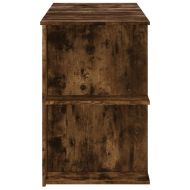 Бюро, опушен дъб, 140x50x75 см, инженерно дърво