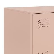 Бюфет, розов, 67x39x73 см, стомана