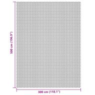 Килим за палатка, кремав, 5x3 м