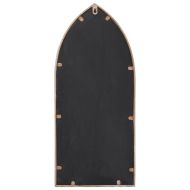 Градинско огледало пясъчно 70x30 см желязо за външна употреба