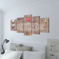 Декоративни панели за стена Home Sweet Home, 100 x 50 см