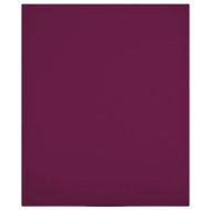 Чаршаф с ластик, бордо, 180x200 см, памук