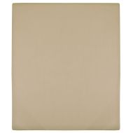 Чаршаф с ластик, таупе, 160x200 см, памук