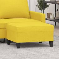 Табуретка, светложълт, 70x55x41 см, Плат