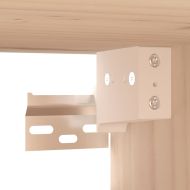 Стенен шкаф, 80x30x30 см, борово дърво масив