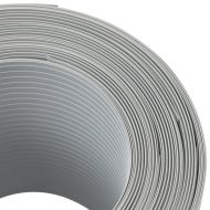 Ленти за покриване на огради 10 бр светлосив 252,5x19 см PVC