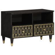 ТВ шкаф, 70x33x46 см, масивно мангово дърво