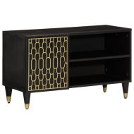 ТВ шкаф, 80x31,5x46 см, мангово дърво масив