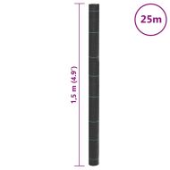 Мембрана против плевели, черна, 1,5x25 м, PP