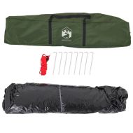 Къмпинг палатка куполна 2-местна зелена бързо освобождаване