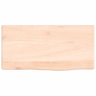 Стенен рафт 40x20x6 см необработен масивен дъб