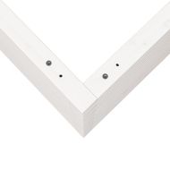 Градински сандък, бял, 60x60x68,5 см, масивна борова дървесина