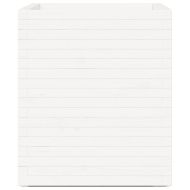 Градински сандък, бял, 60x60x72,5 см, масивна борова дървесина