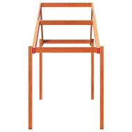 Покрив за детско легло восъчнокафяв 213x95,5x144,5 см бор масив