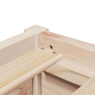 Легло с матрак, 90x190 см, бор масив