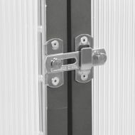 Оранжерия с основа рамка антрацит 224x169x195 см алуминий