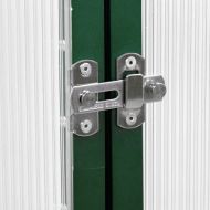 Оранжерия с основа рамка зелен 169x58x202 см алуминий