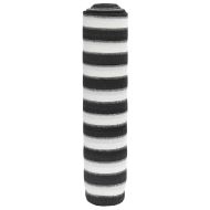 Засенчваща мрежа антрацит и бяло 1,2x10 м HDPE 75 г/м²