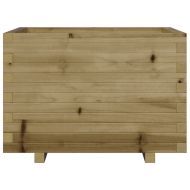 Градинска кашпа, 70x70x49,5 см, импрегнирано борово дърво