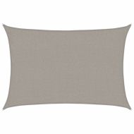 Платно-сенник, 160 г/м², правоъгълно, светлосиво, 2x3 м, HDPE