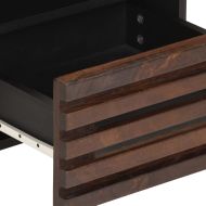 Нощно шкафче, 40x34x46 см, масивно мангово дърво