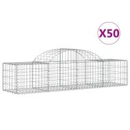 Габионни кошници арка 50 бр 200x50x40/60 см поцинковано желязо