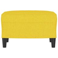 Табуретка, светложълта, 60x50x41 см, текстил