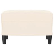 Пейка, кремава, 70x35x41 см, кадифе