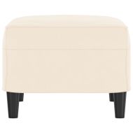 Пейка, кремава, 70x35x41 см, кадифе