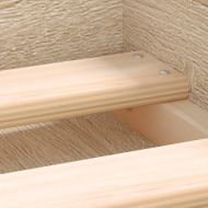 Рамка за легло, дъб сонома, 200x200 см