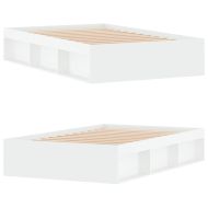 Рамка за легло, бяла, 120x190 см, Small Double