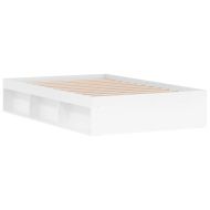 Рамка за легло, бяла, 120x190 см, Small Double