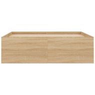 Рамка за легло, дъб сонома, 120x200 см