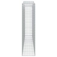 Габионни кошници арка 9 бр 400x50x200/220 см поцинковано желязо