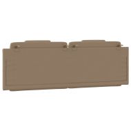 Мека табла за легло Viana, капучино, 160 см, изкуствена кожа