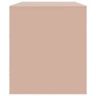 ТВ шкаф, розов, 99x39x44 см, стомана